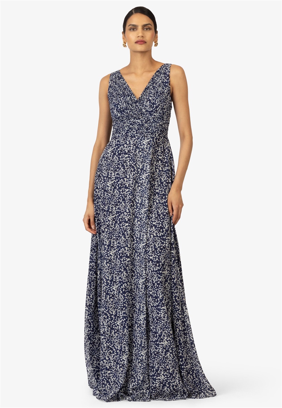 Kraimod Maxikleid - blau weiss/blau