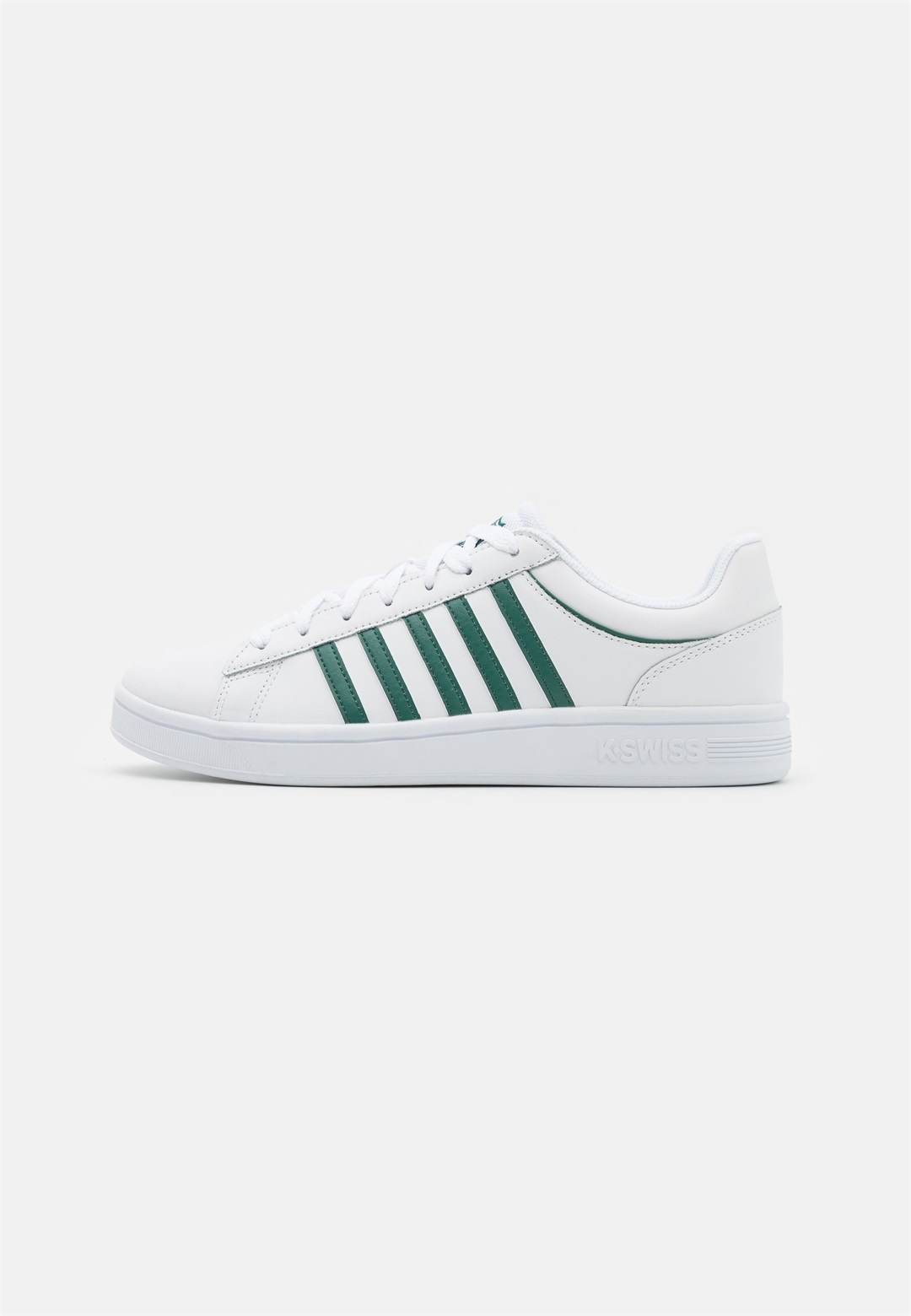 K-SWISS COURT WINSTON - Sneaker low - white/posy green/weiß