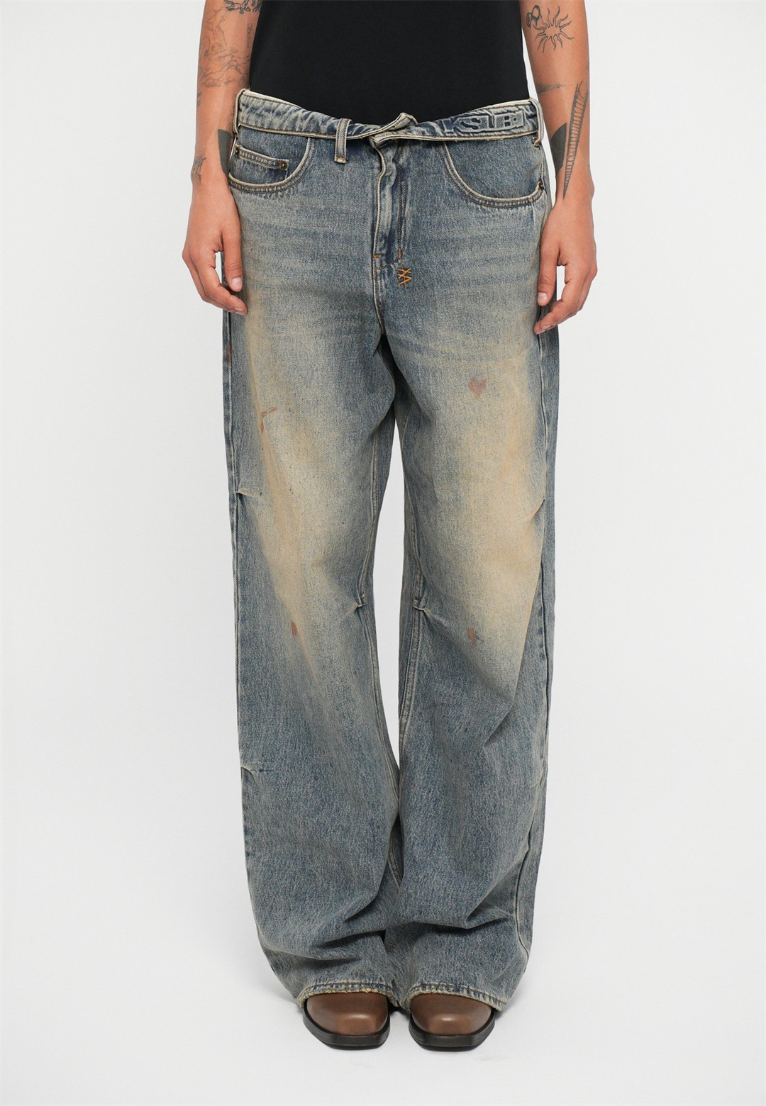 Ksubi SUPER DUNE - Jeans Relaxed Fit - blue/dunkelblau