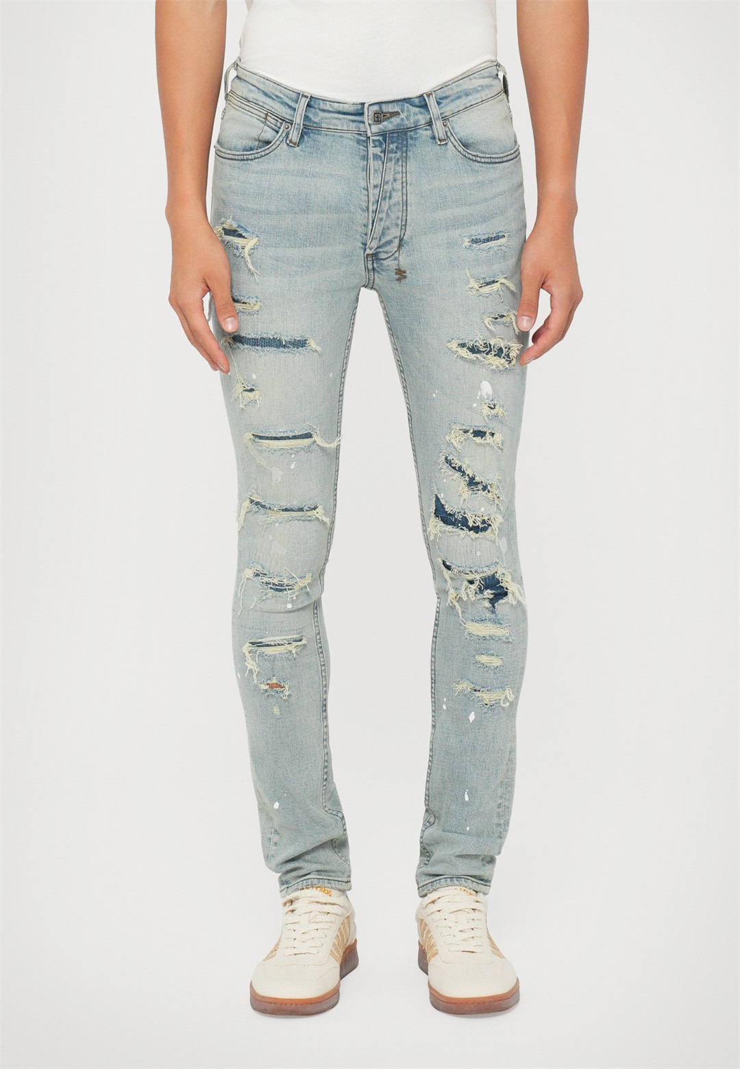Ksubi VAN WINKLE SCATTER - Jeans Slim Fit - denim/blau