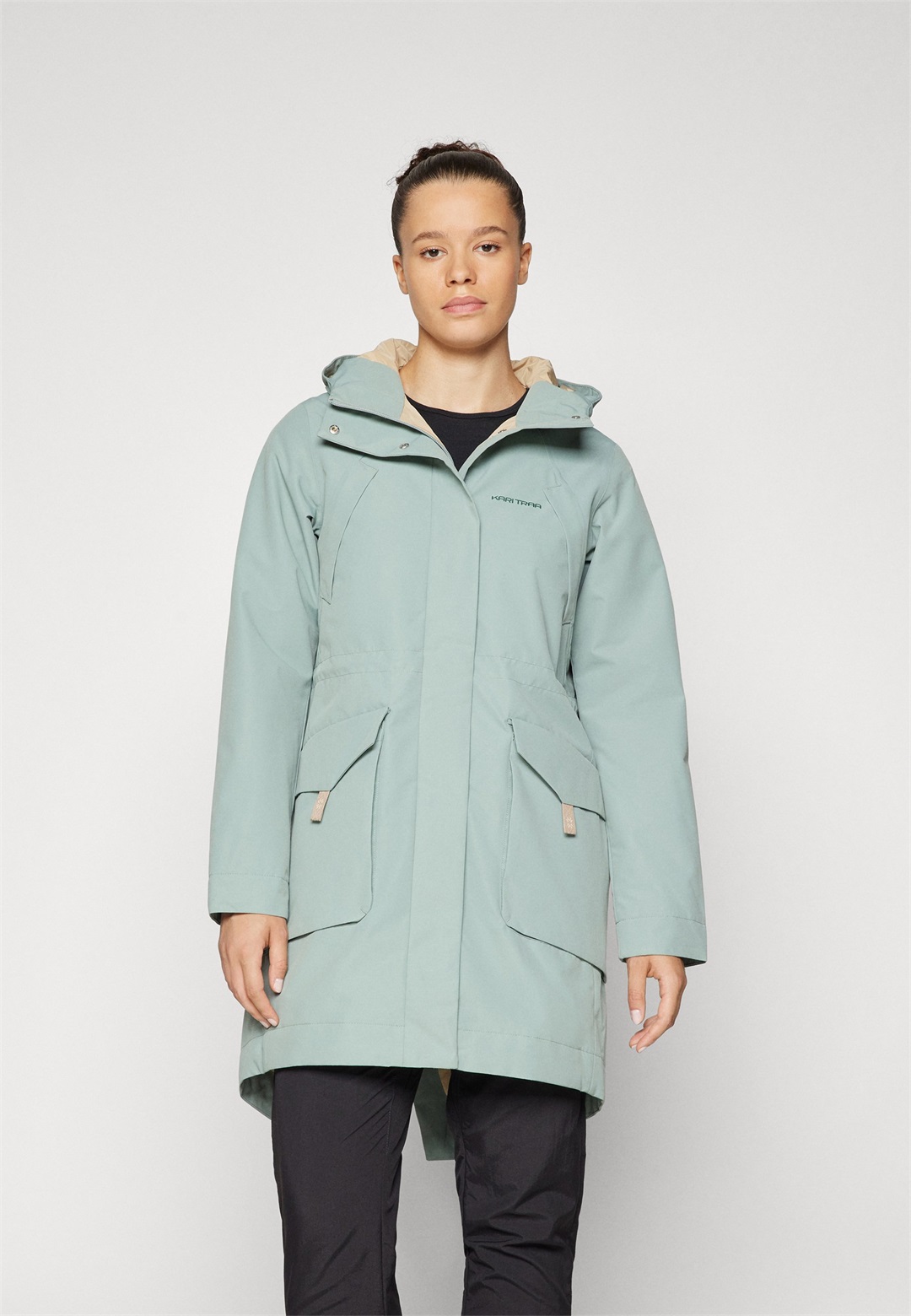 Kari Traa MONA - Parka - sage/hellgrün