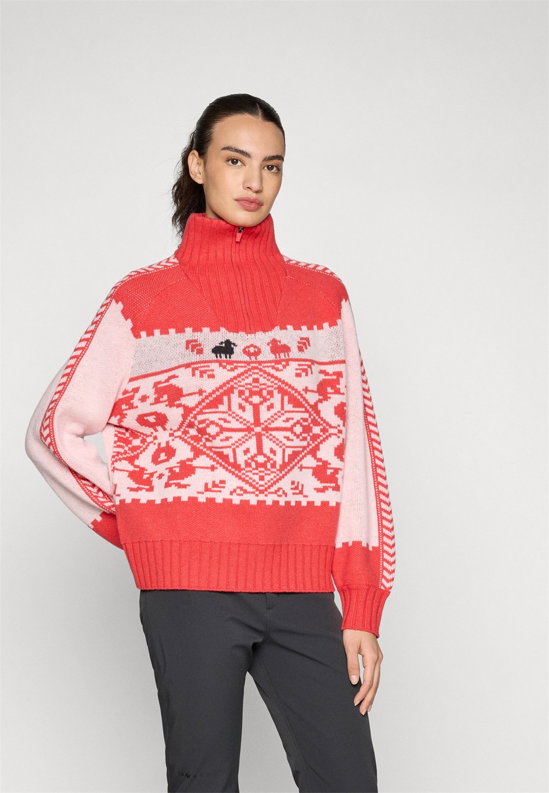 Kari Traa SAGA - Strickpullover - gum/pink