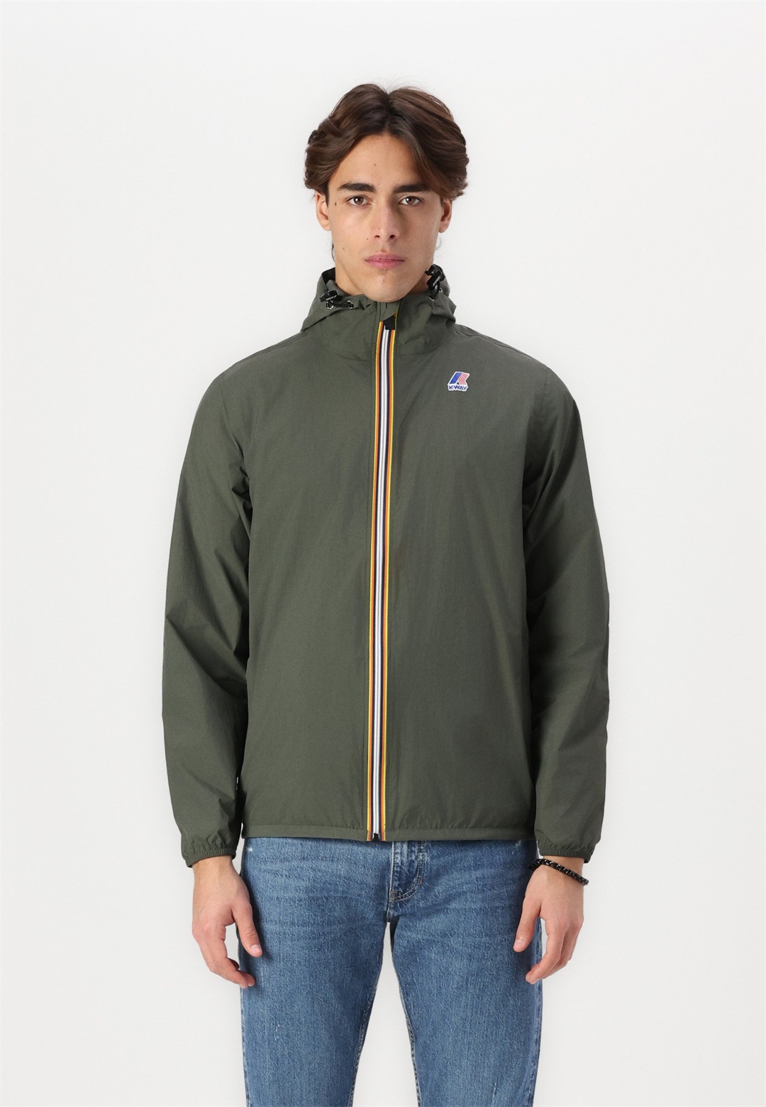 K-Way LE VRAI CLAUDE UNISEX - Leichte Jacke - green blackish/dunkelgrün