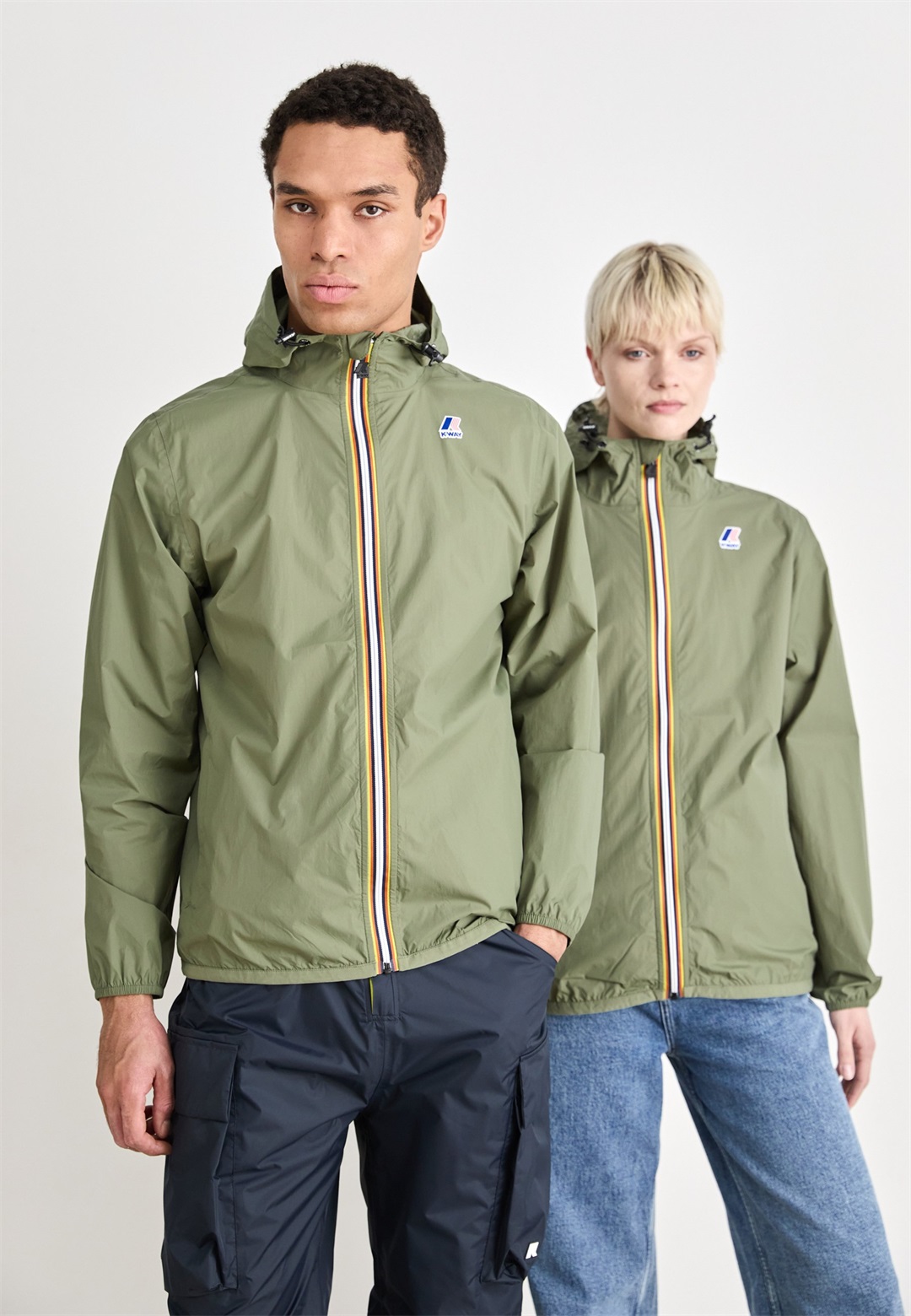 K-Way LE VRAI CLAUDE UNISEX - Leichte Jacke - green lichen/oliv