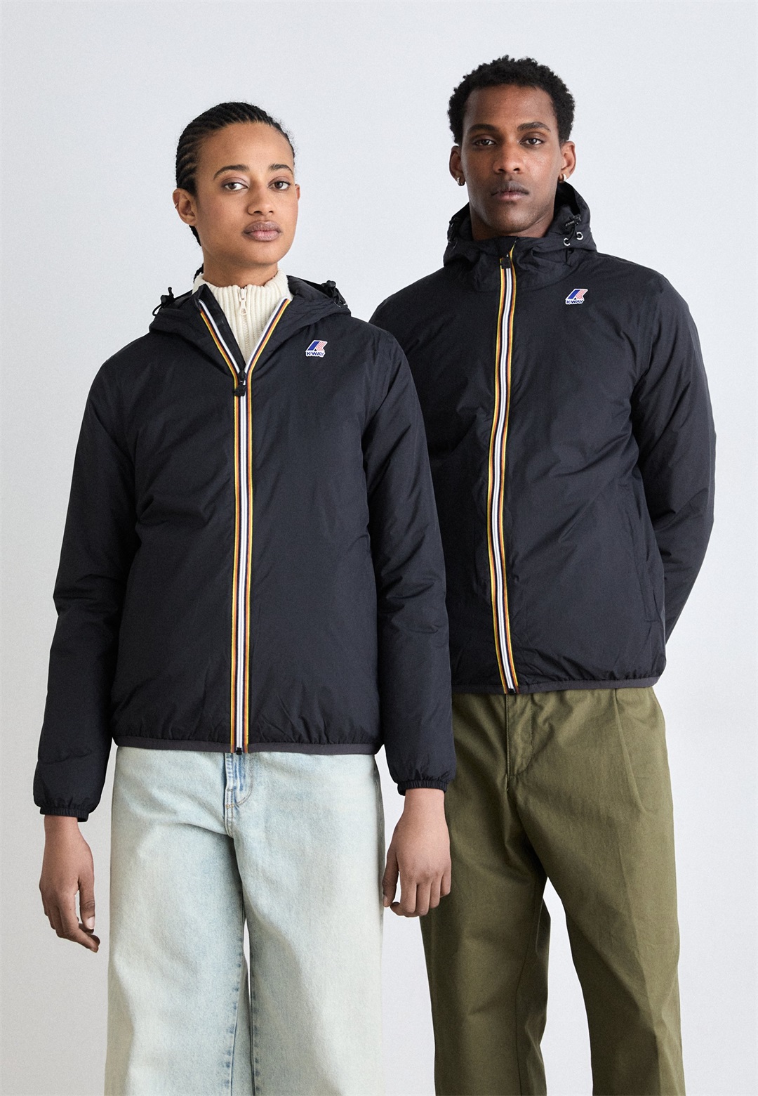 K-Way LE VRAI CLAUDE WARM UNISEX - Übergangsjacke - black pure/schwarz