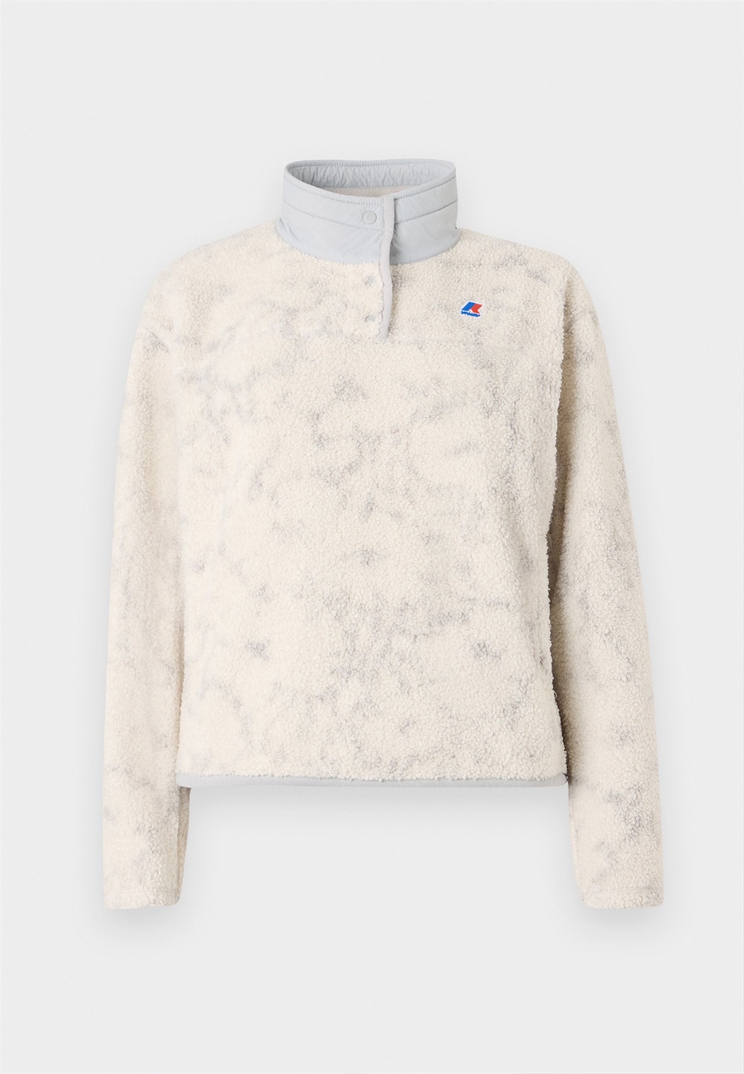 K-Way ARISTIDE - Fleecepullover - ecru/grey shadow/sand