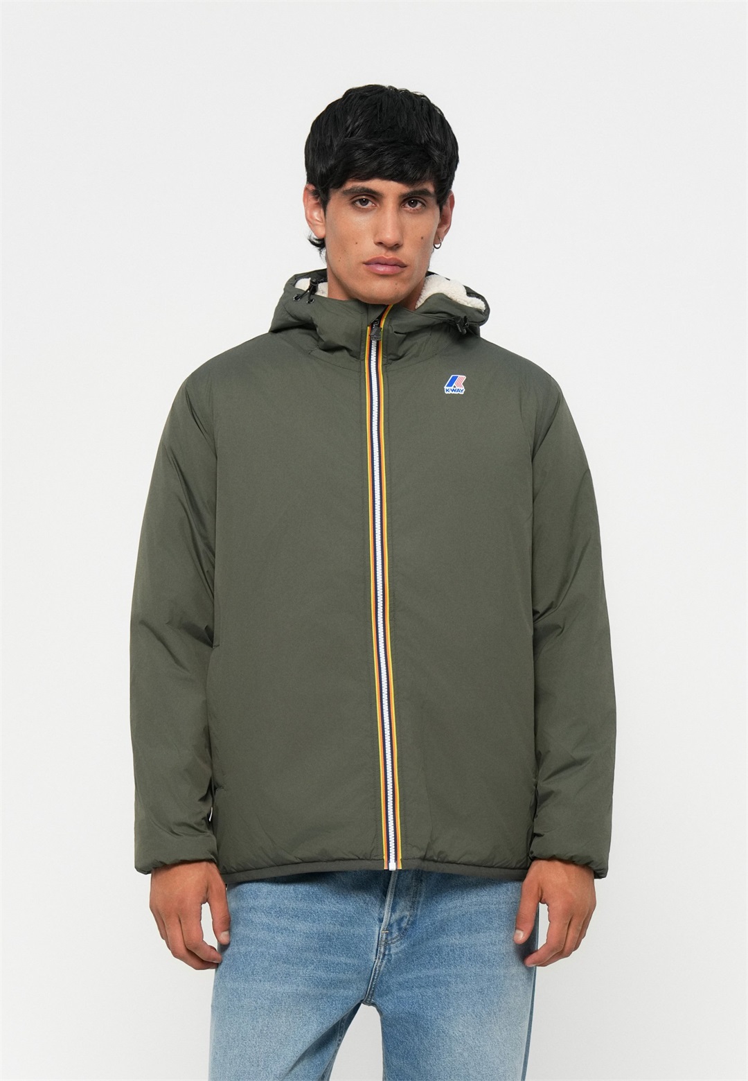 K-Way LE VRAI CLAUDE UNISEX - Winterjacke - green blackish/dunkelgrün