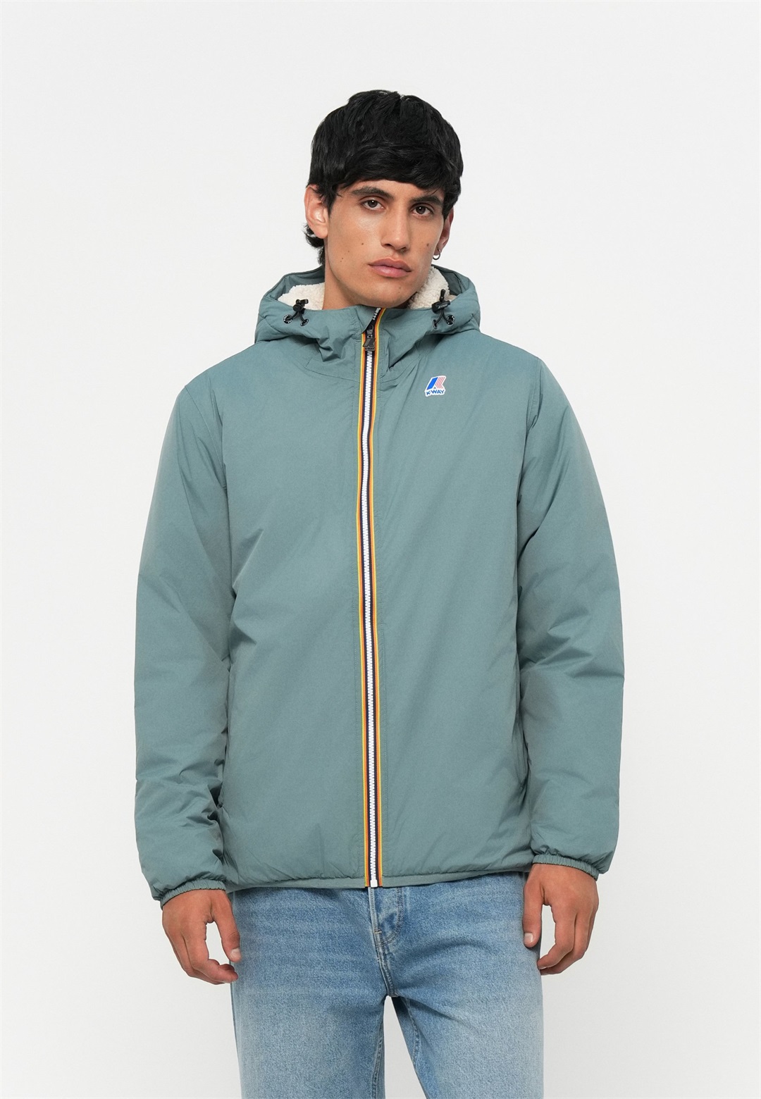 K-Way LE VRAI CLAUDE UNISEX - Winterjacke - green iron/petrol