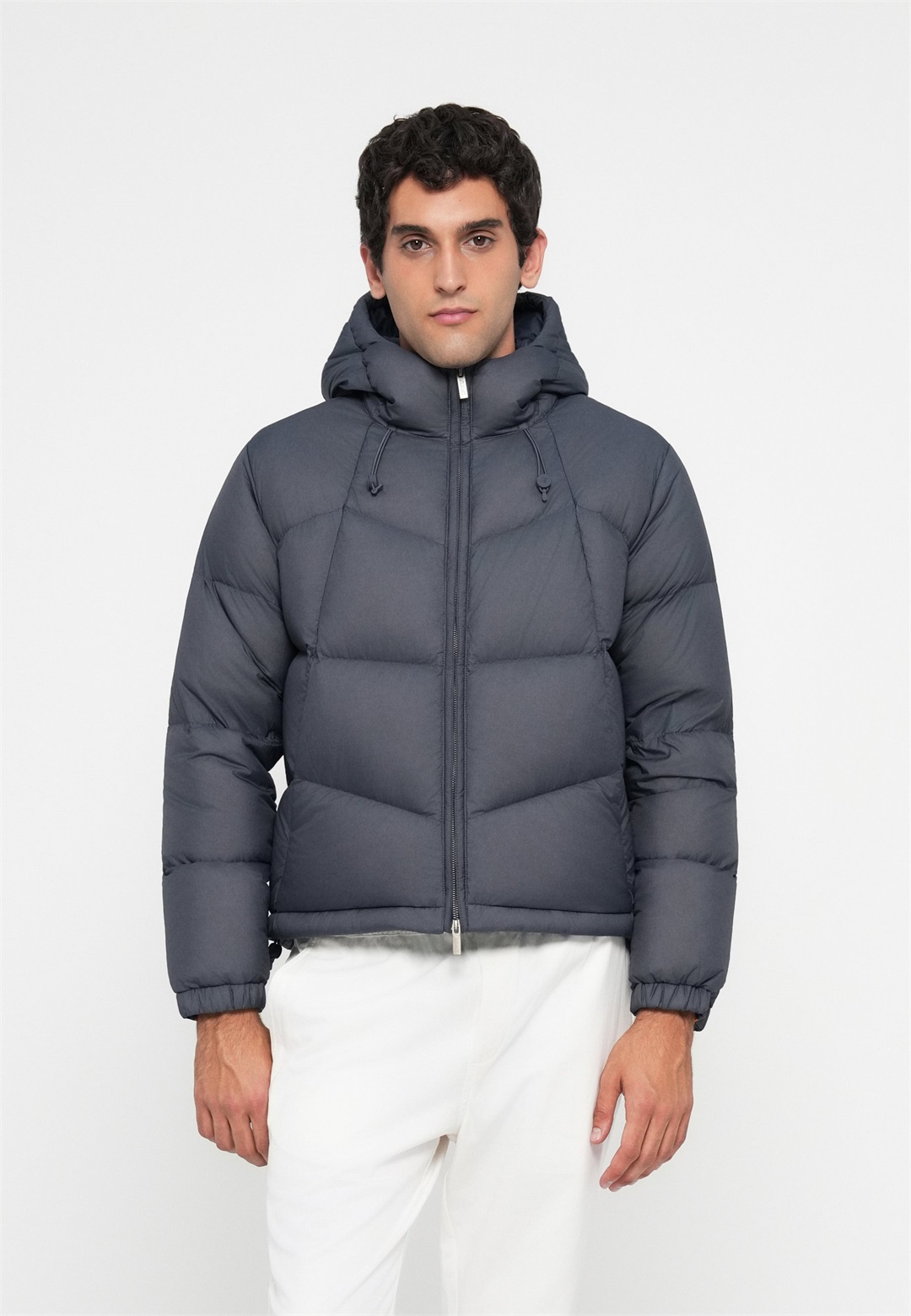 K-Way QUILL THERMO LIGHT UNISEX - Daunenjacke - blue/bleached denim