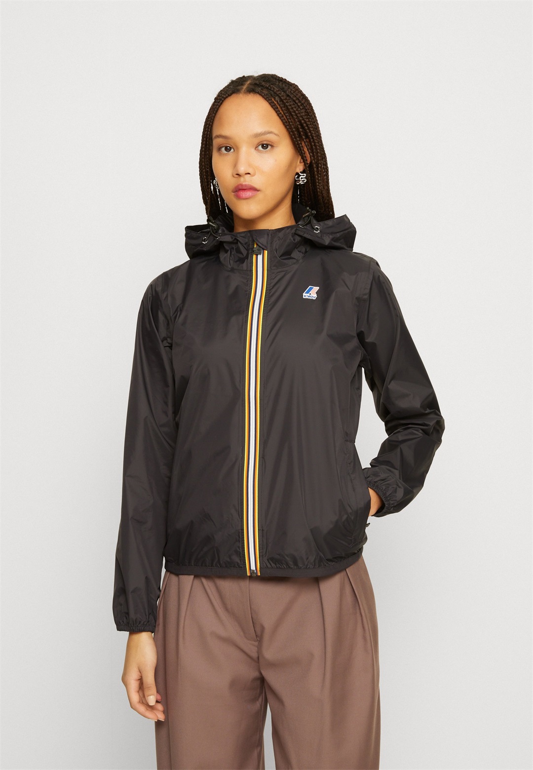 K-Way LE VRAI CLAUDETTE - Leichte Jacke - black pure/schwarz