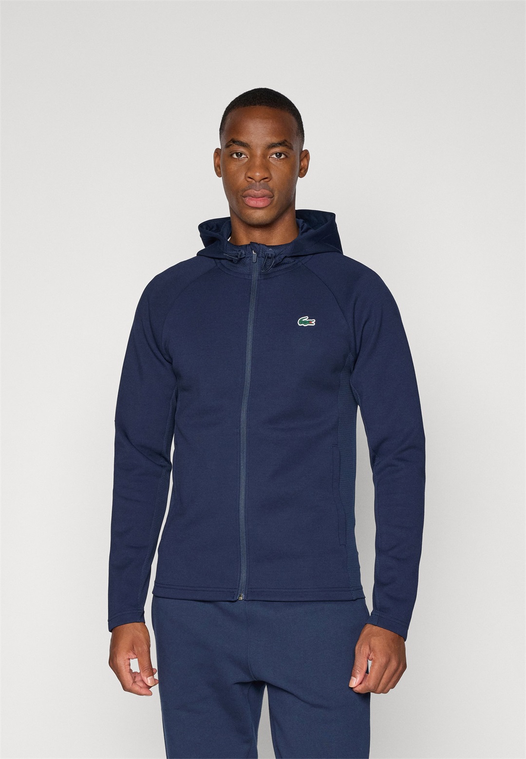 Lacoste Sport JACKET HOODED CLASSIC - Trainingsjacke - navy blue/dunkelblau