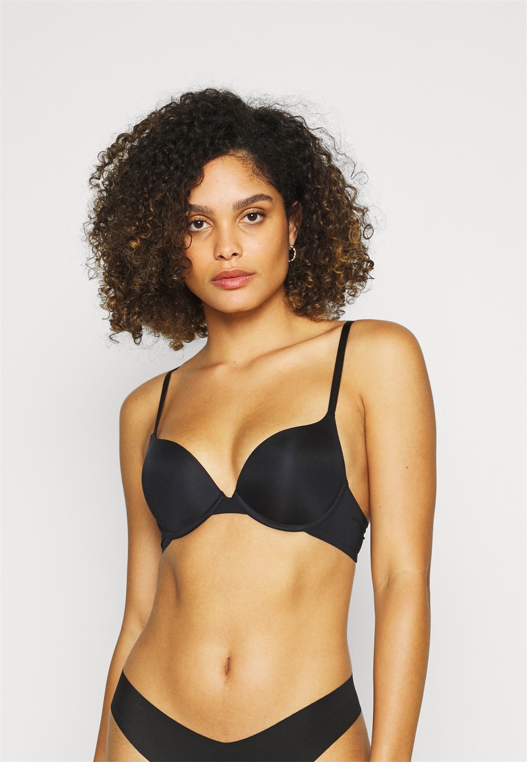 Lindex MALVA PUSH-UP BRA - Push-up BH - black/schwarz