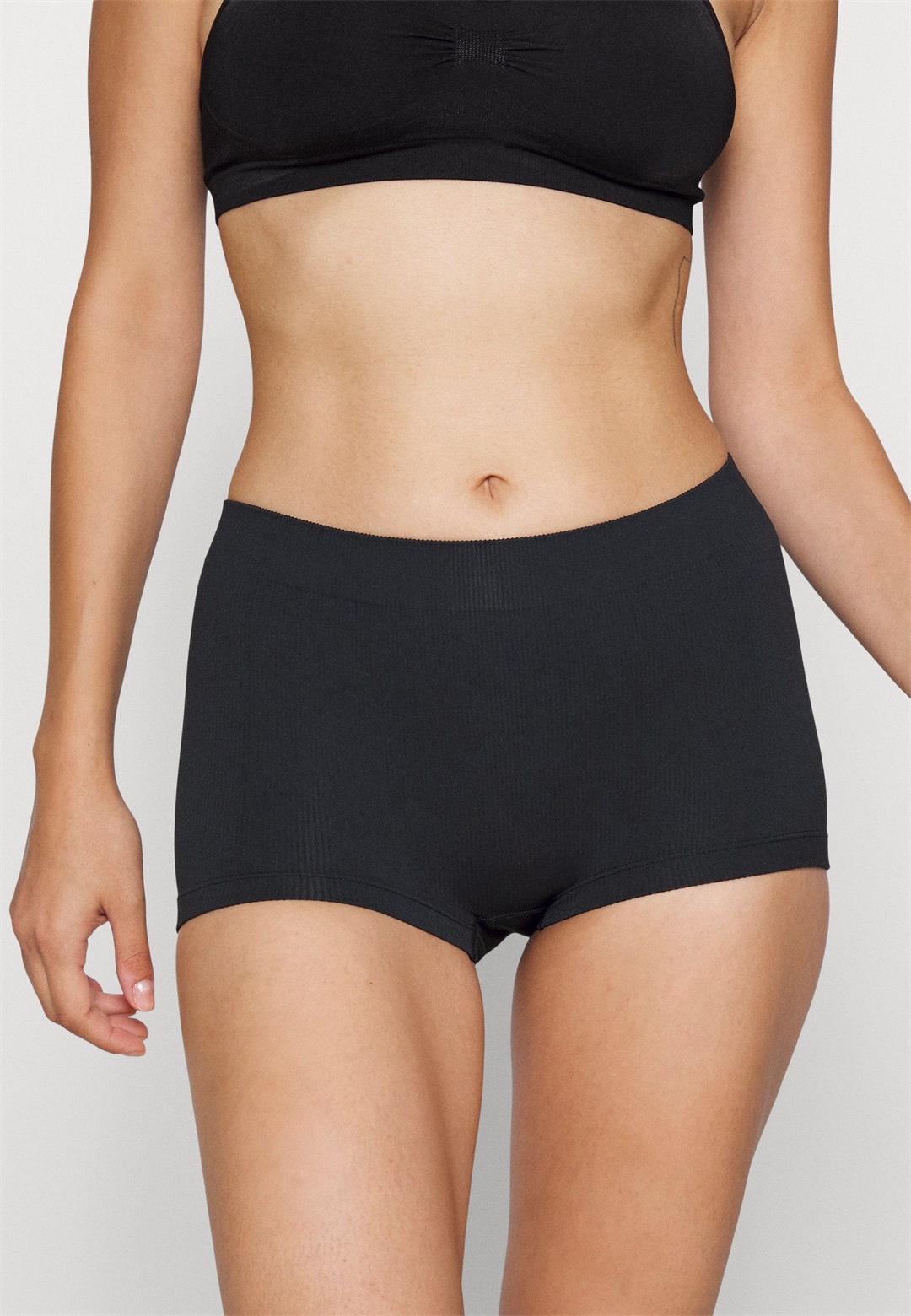 Lindex SEAMLESS - Panties - black/schwarz