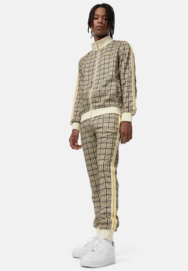 Lonsdale SET - Trainingsanzug - yellow/brown/ecru/gelb