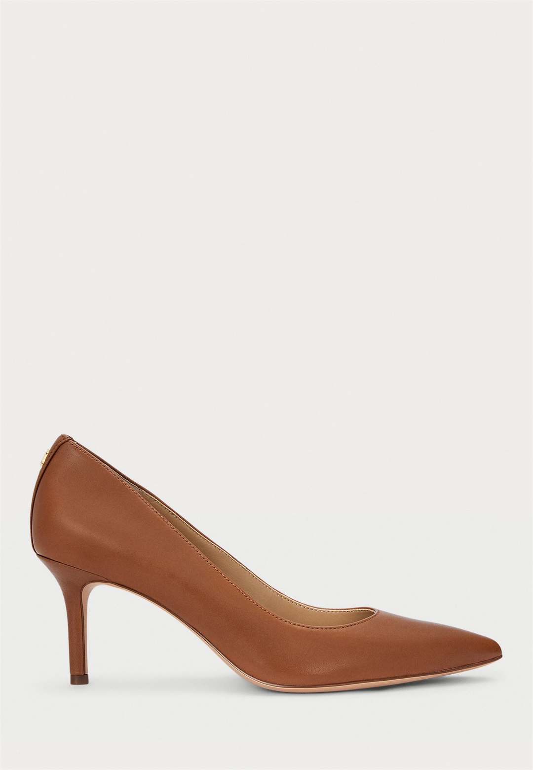 Lauren Ralph Lauren LANETTE PUMPS CLOSED TOE - Pumps - deep saddle tan/tan