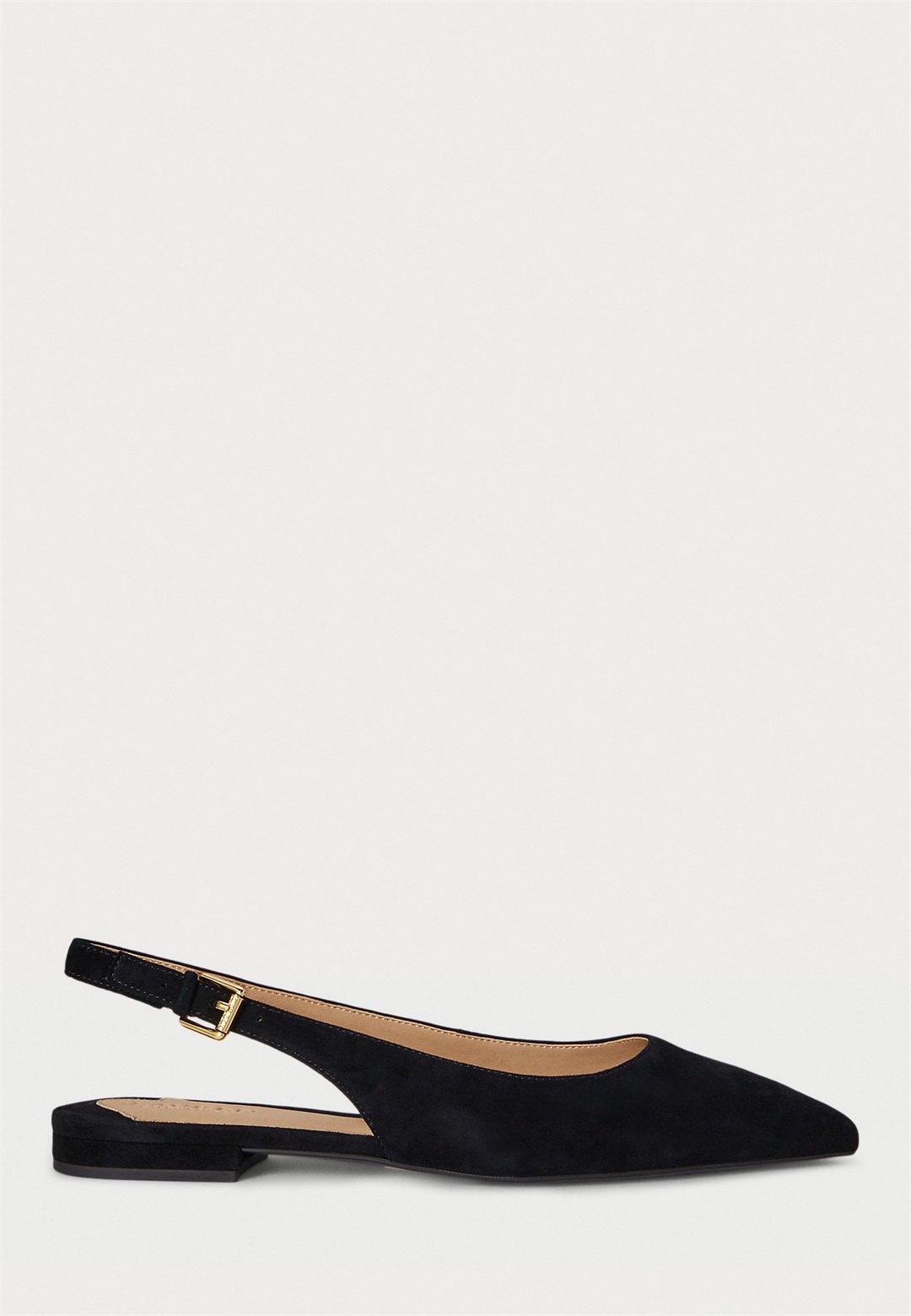 Lauren Ralph Lauren LONDYN FLATS SLINGBACK - Riemchenballerina - black/schwarz