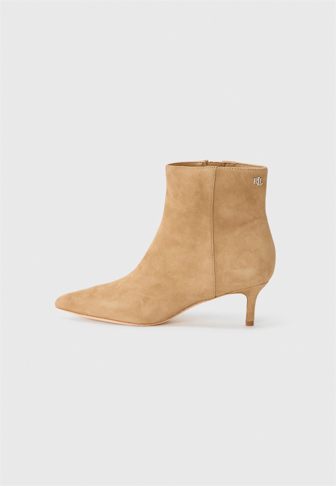 Lauren Ralph Lauren MCKAY BOOTIE HEEL - Stiefelette - camel