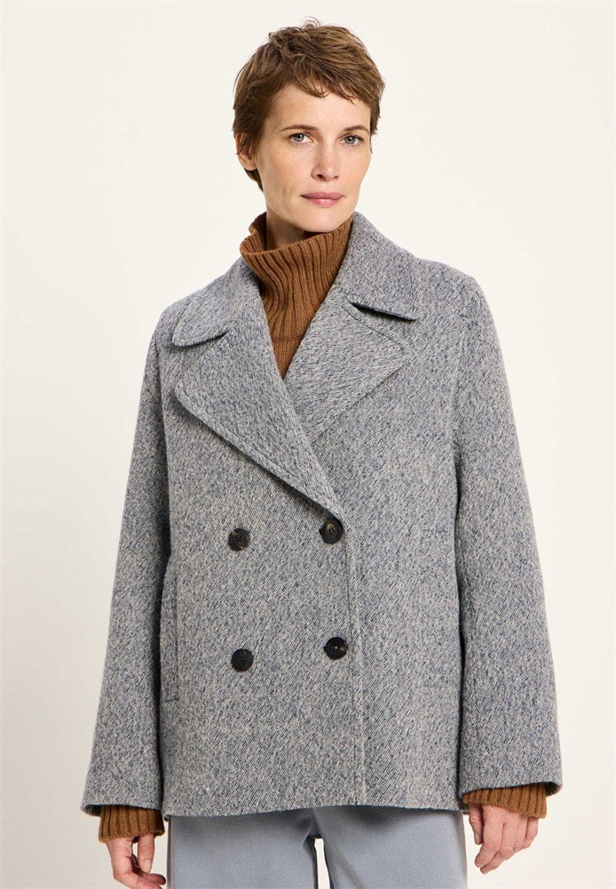 LANIUS Blazer - midnight melange/dunkelblau