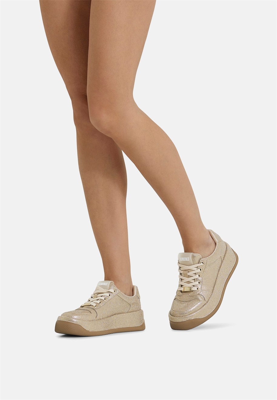 LORIBLU Sneaker low - gold-coloured/goldfarben