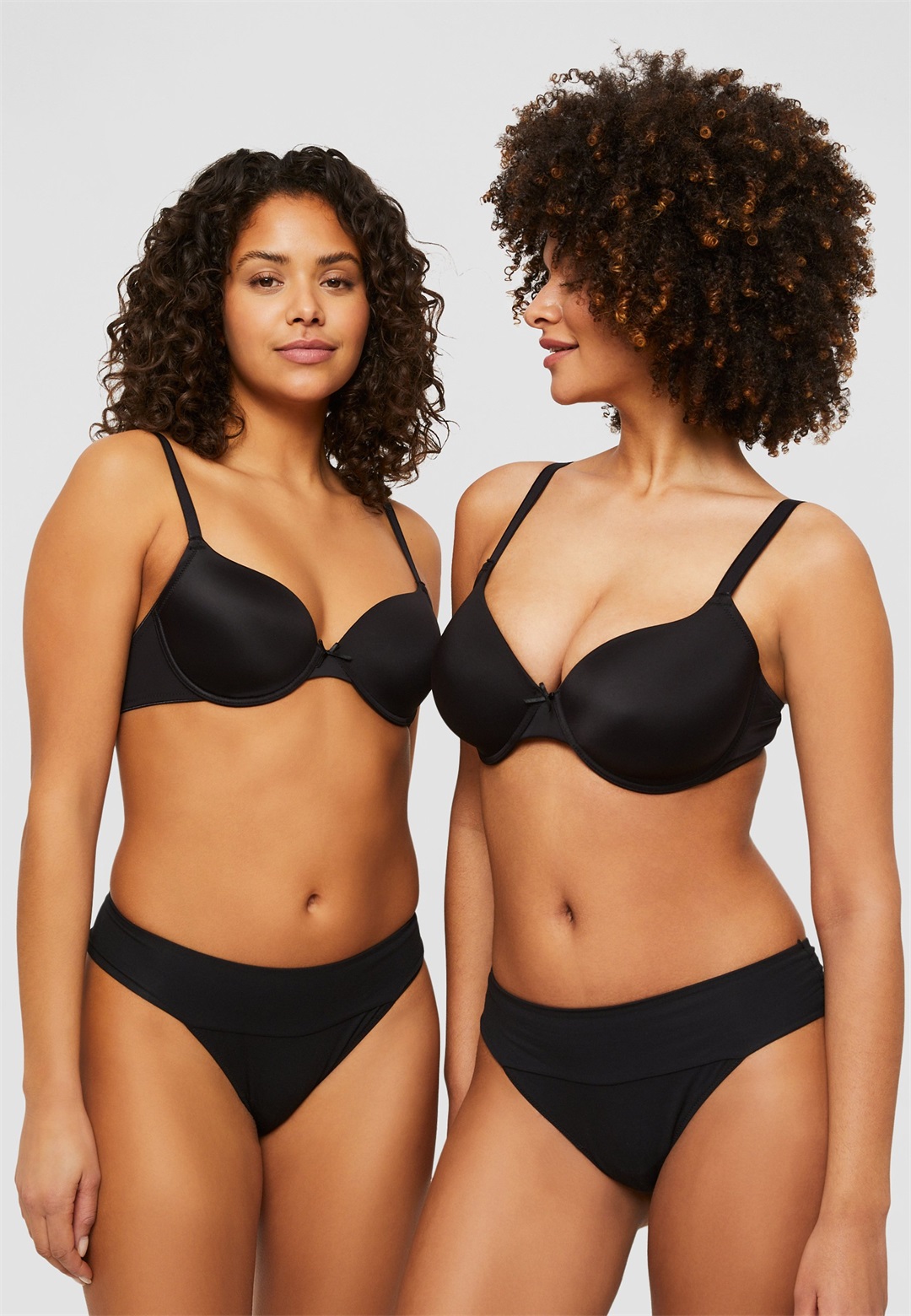 LASCANA PADDED BRA - T-Shirt BH - black/schwarz