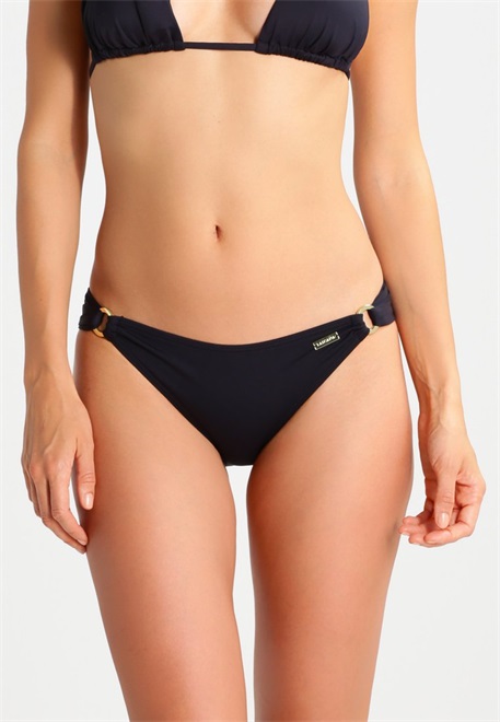 LASCANA PANTS RING SIMPLE - Bikini-Hose - black/schwarz
