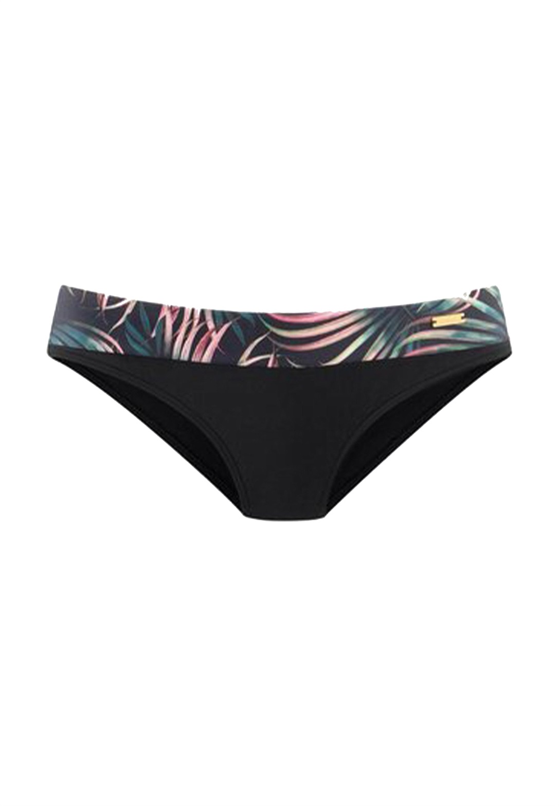 LASCANA Bikini-Hose - black print/schwarz
