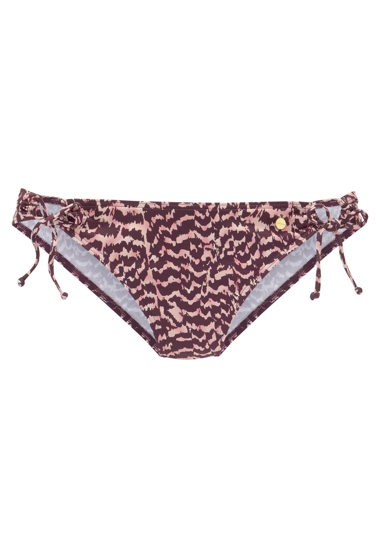 LASCANA Bikini-Hose - bordeaux bedruckt/bordeaux