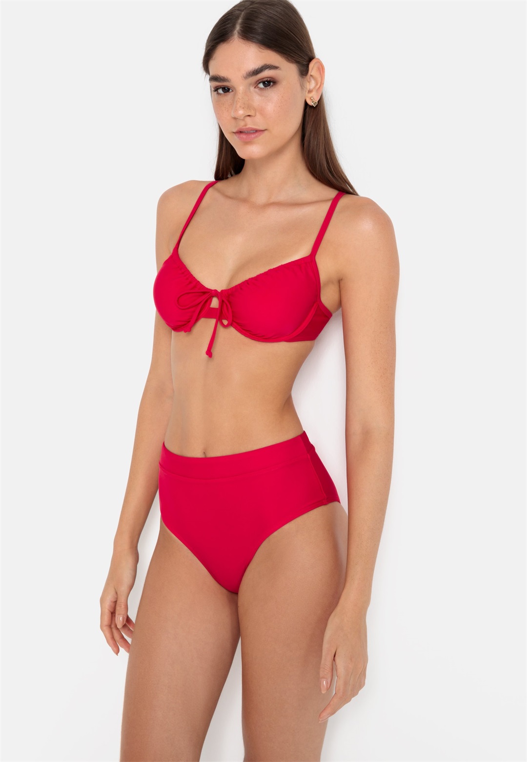 LASCANA LSCN BY LASCANA WIRE - Bikini-Top - raspberry/pink