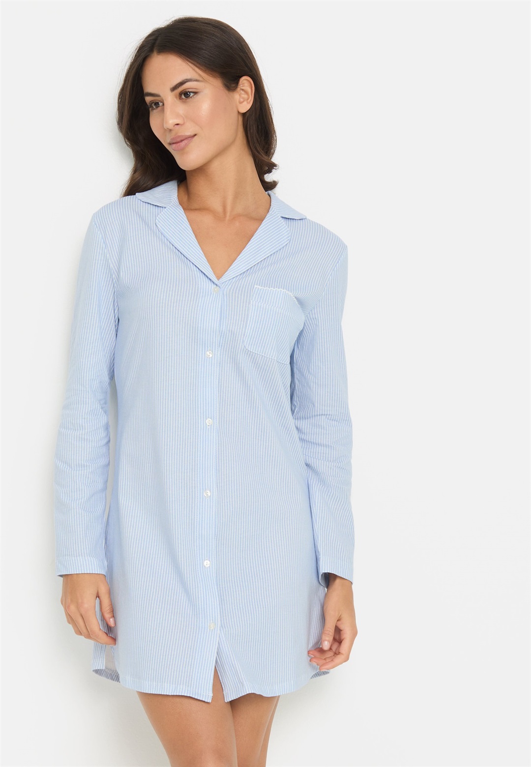 LASCANA VIVANCE DREAMS BY LASCANA CLASSIC NIGHTDRESS - Nachthemd - blau