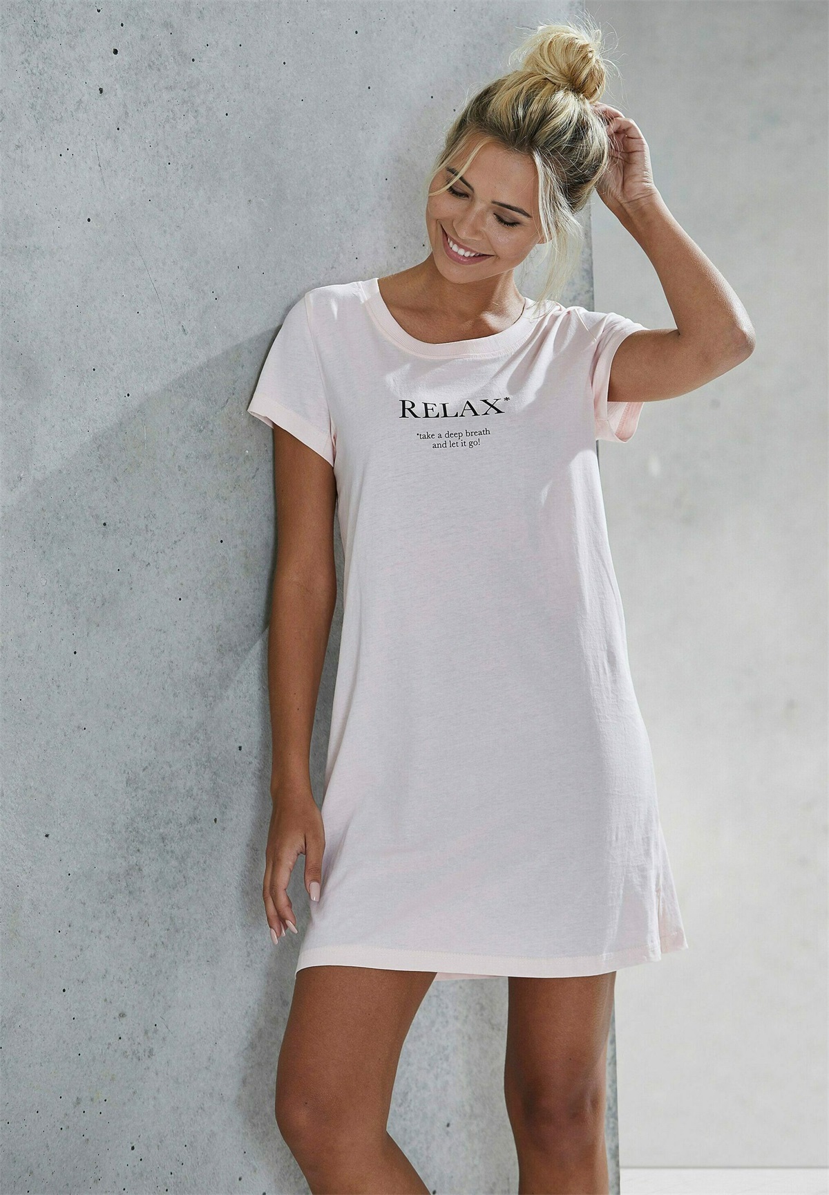 LASCANA VIVANCE DREAMS BY LASCANA VD - Nachthemd - hellrosa/rosa