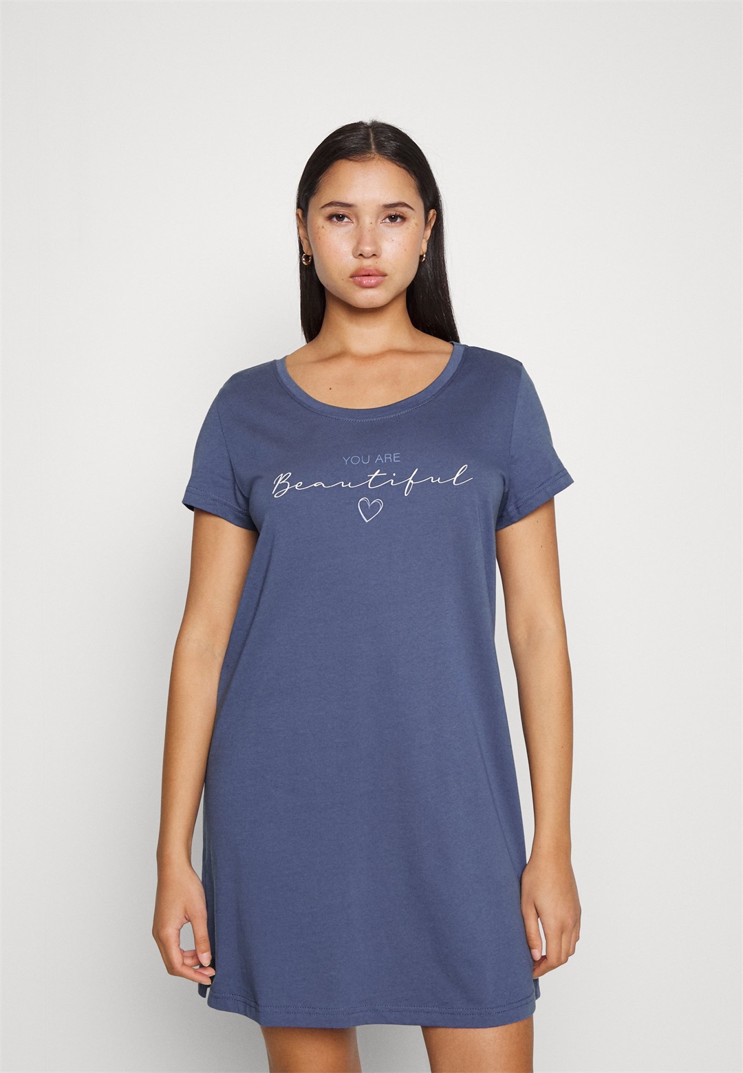 LASCANA BIGSHIRT - Nachthemd - blue/blau