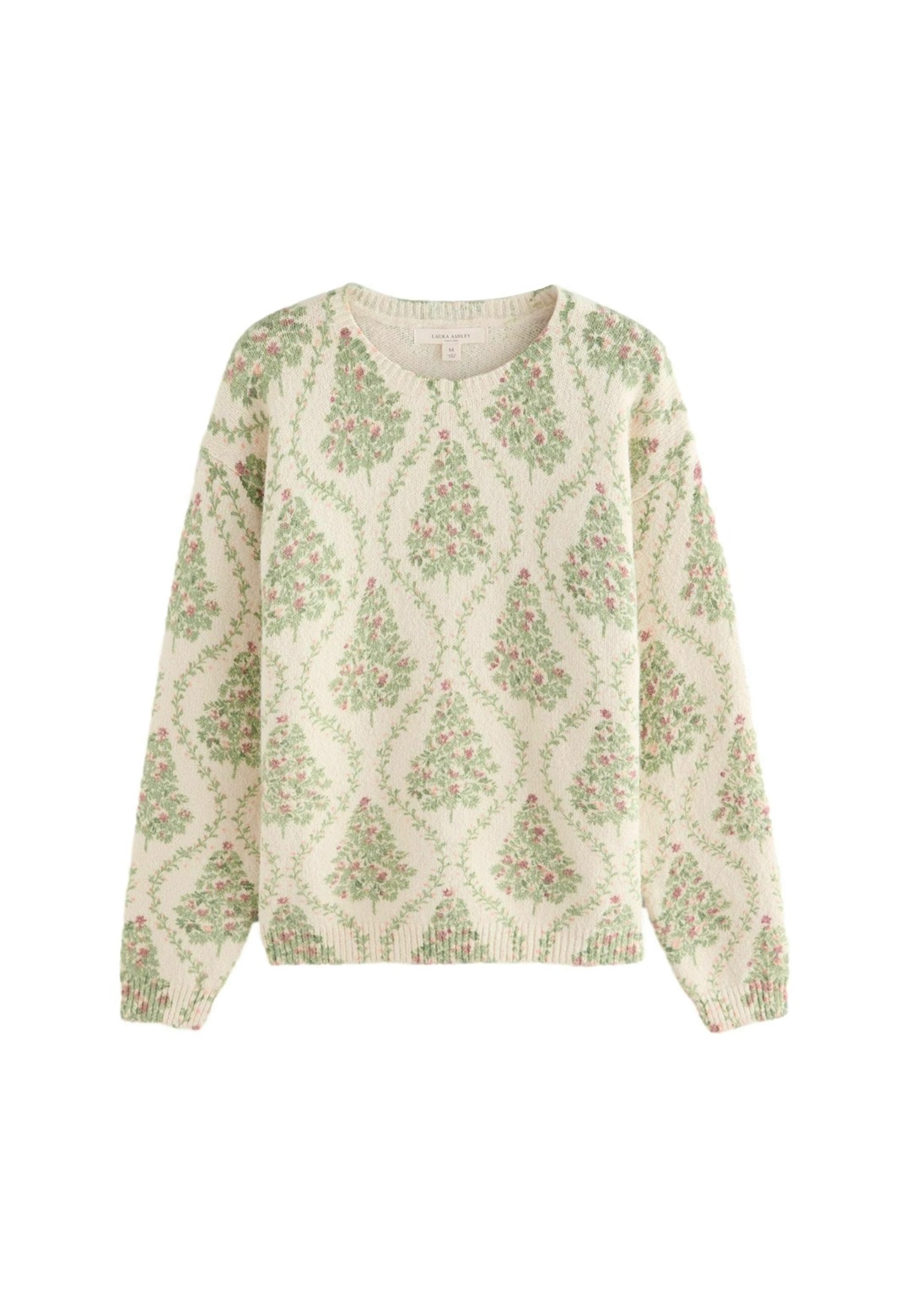 Laura Ashley Strickpullover - ecru green/beige