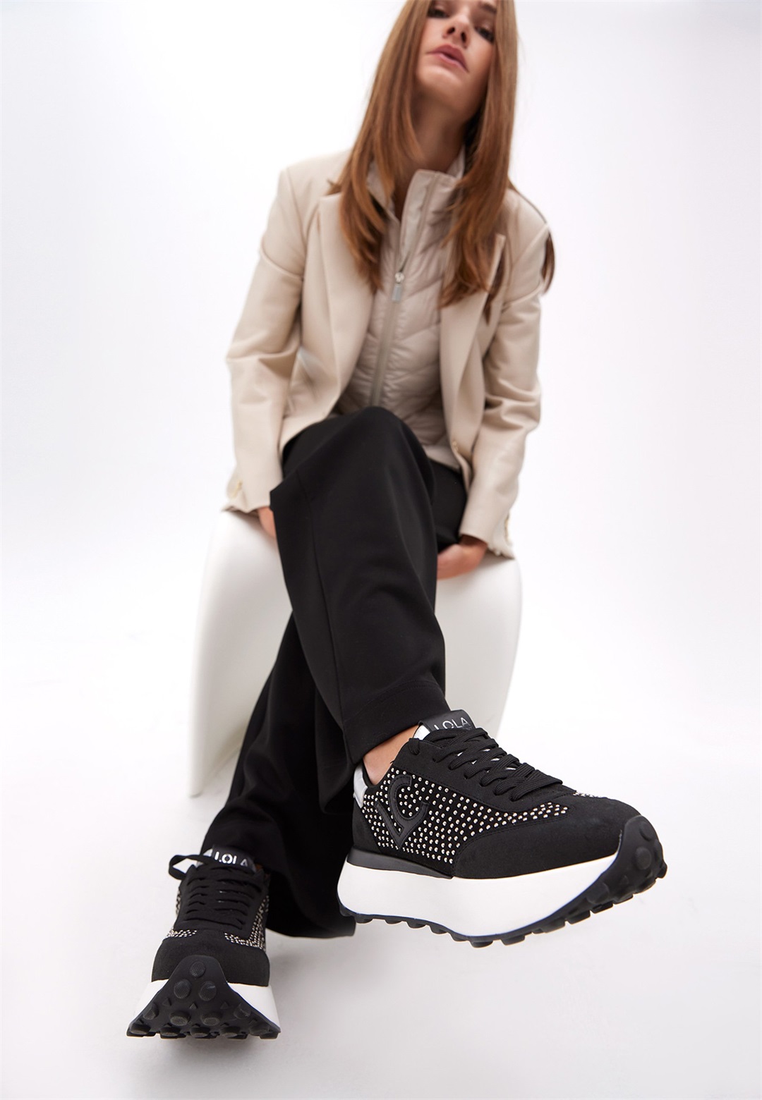 LOLA CASADEMUNT Sneaker low - black/schwarz