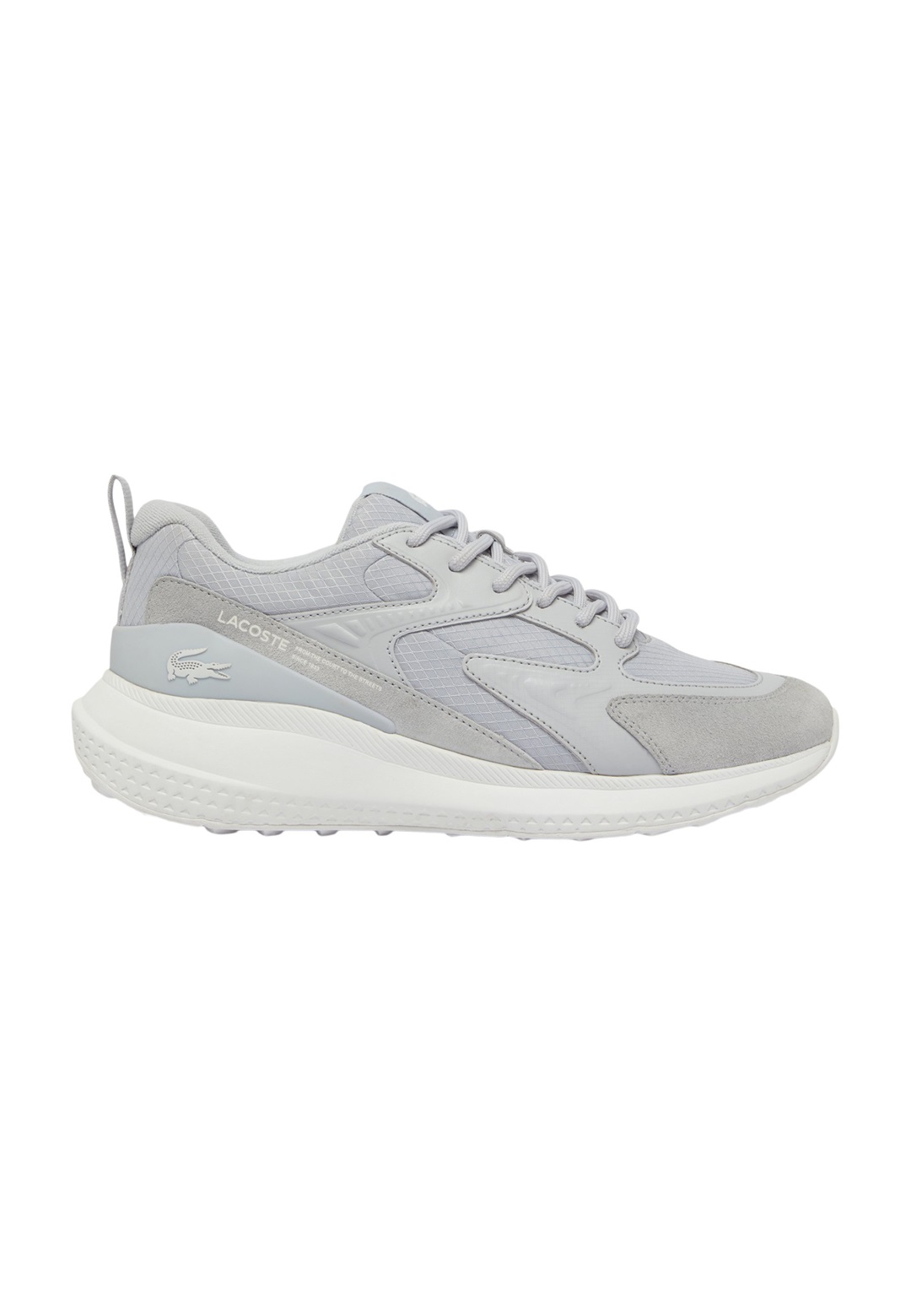 Lacoste L003 EVO - Sneaker low - gris clair blanc q/hellgrau