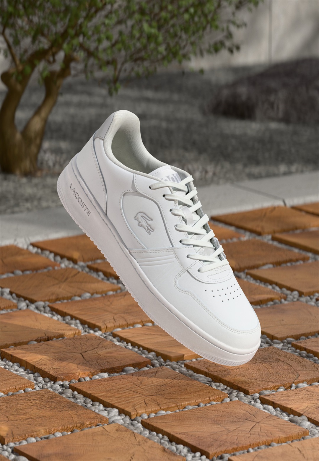 Lacoste L001 SET 224 - Sneaker low - white/weiß