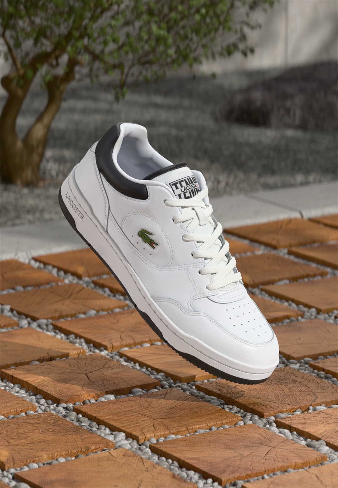 Lacoste LINEDRIVE 125 - Sneaker low - white/black/weiß