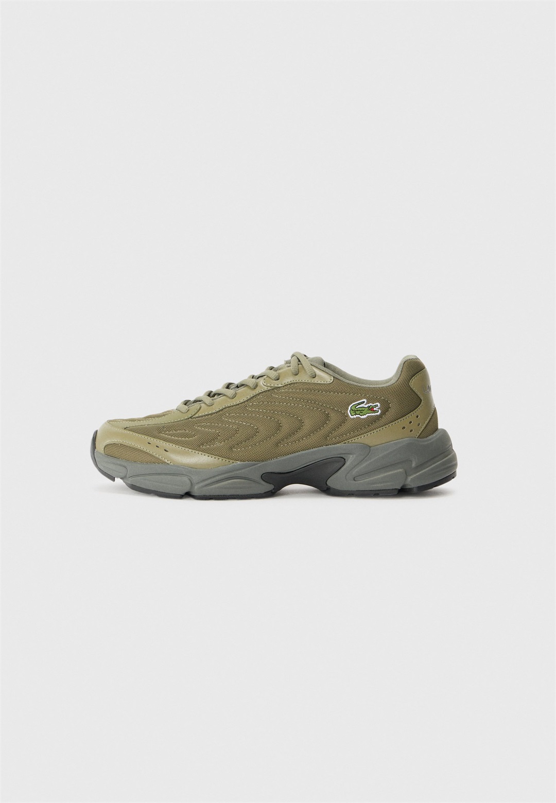 Lacoste STORM 96 - Sneaker low - khaki/grey/khaki