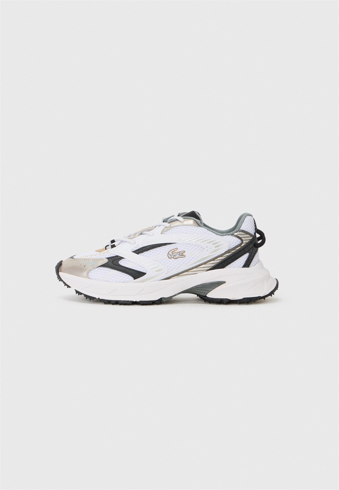 Lacoste NEO SHOT 225 - Sneaker low - white/silver-coloured/weiß
