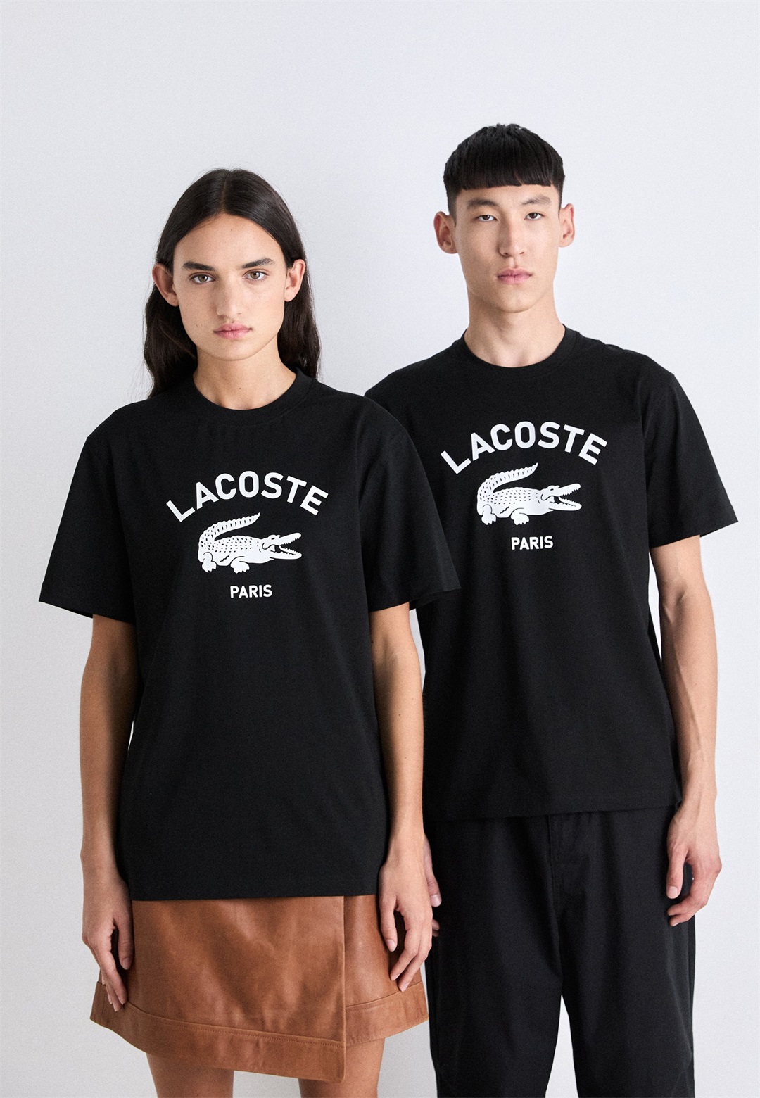 Lacoste UNISEX - T-Shirt print - black/schwarz