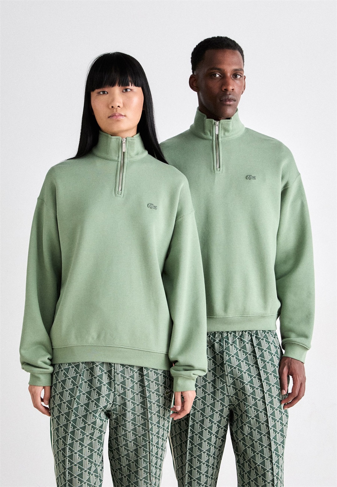 Lacoste Sweatshirt - thyme/grün