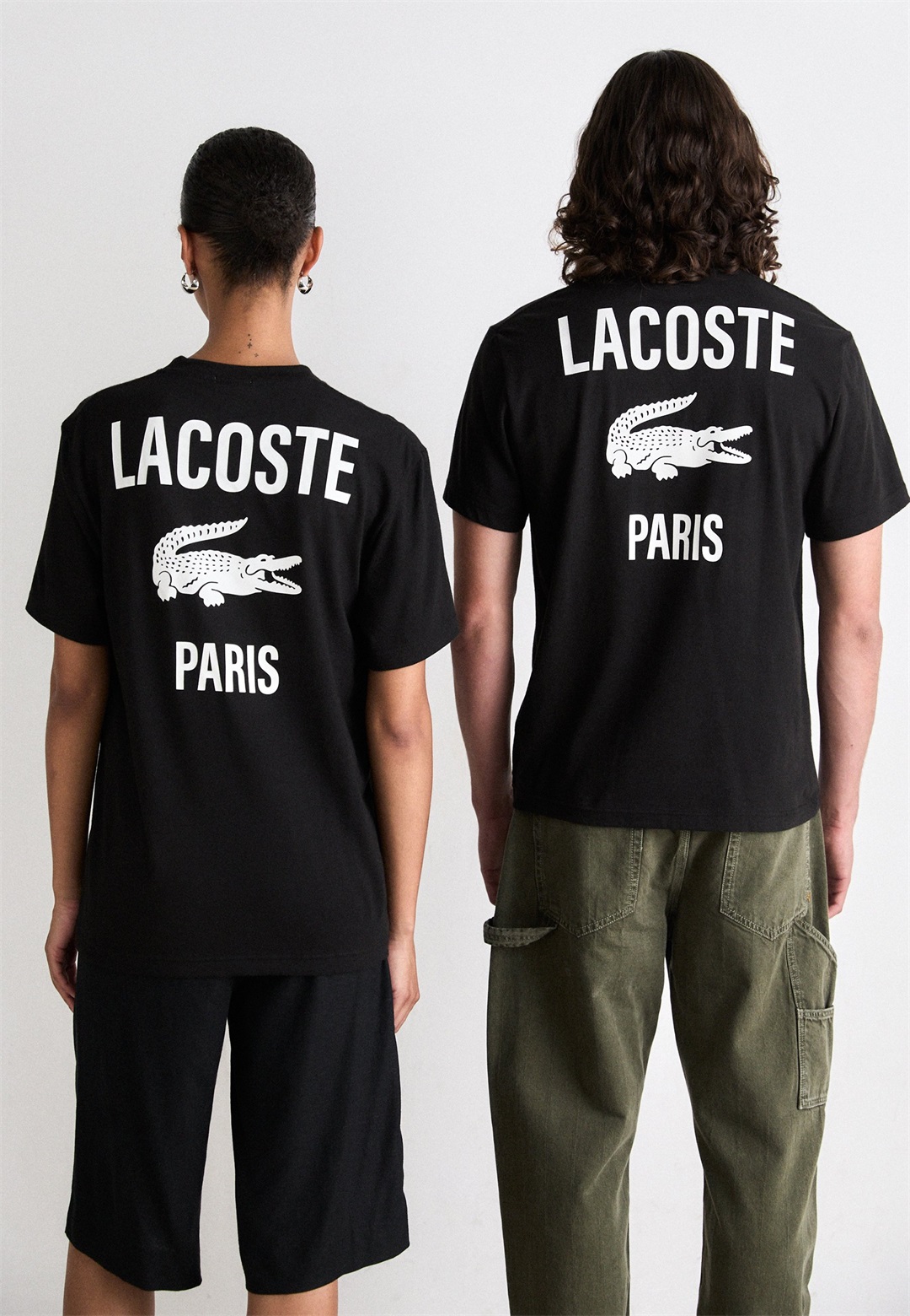 Lacoste UNISEX - T-Shirt print - black/schwarz