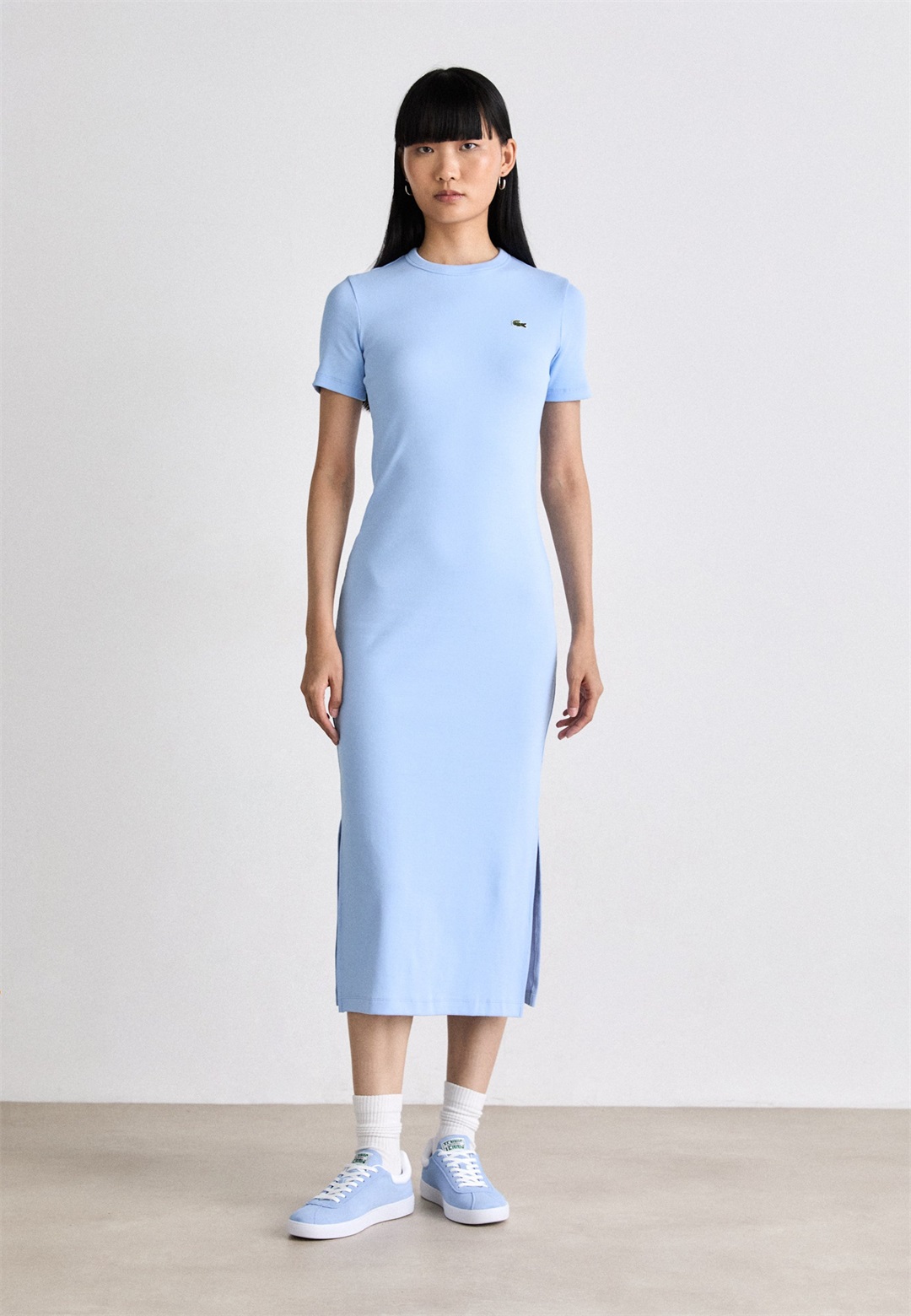 Lacoste Etuikleid - overview/hellblau