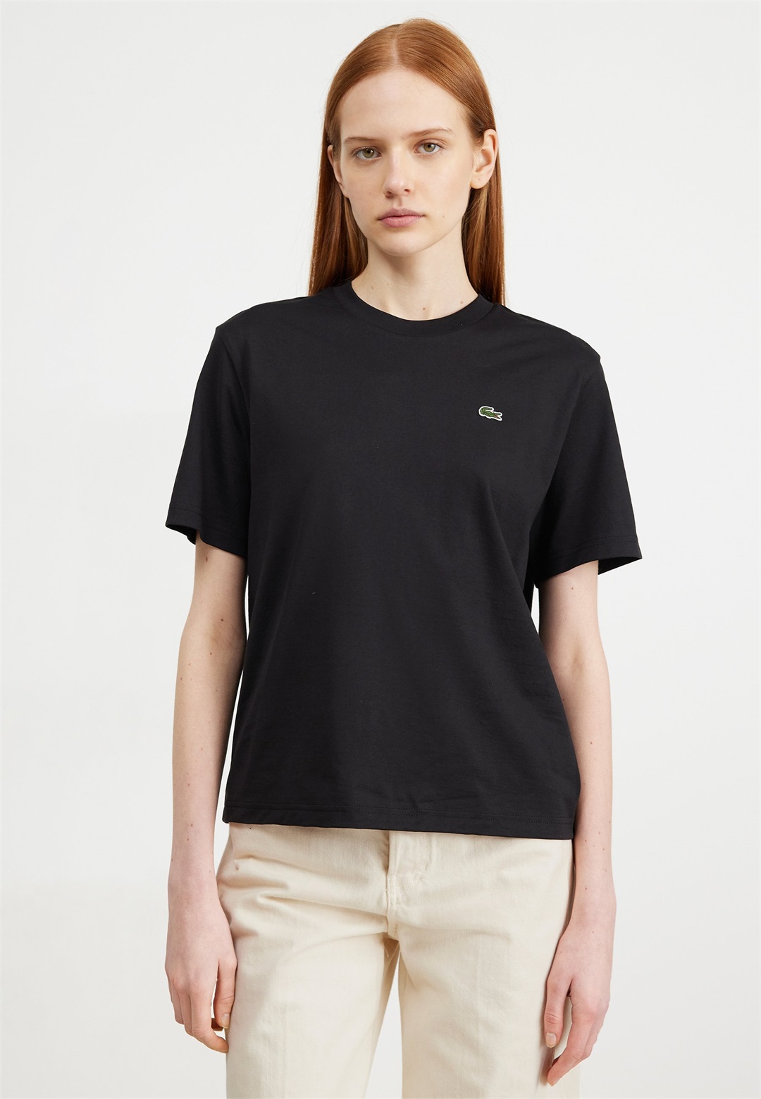 Lacoste T-Shirt basic - black/schwarz