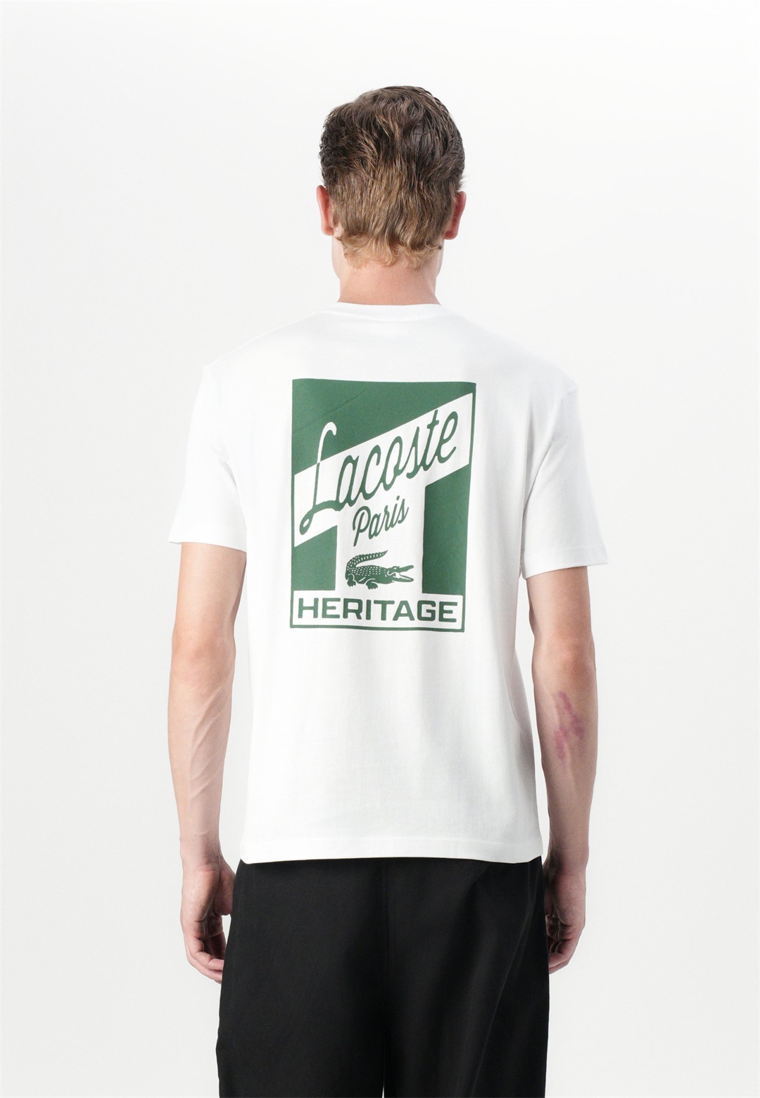 Lacoste T-Shirt print - white/weiß