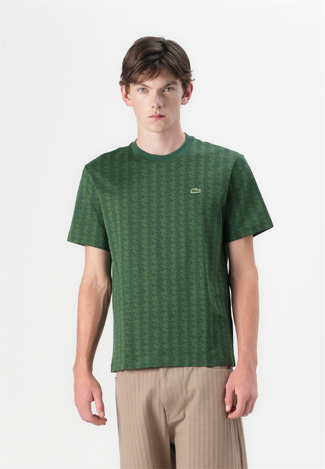 Lacoste T-Shirt print - green/sinople/grün