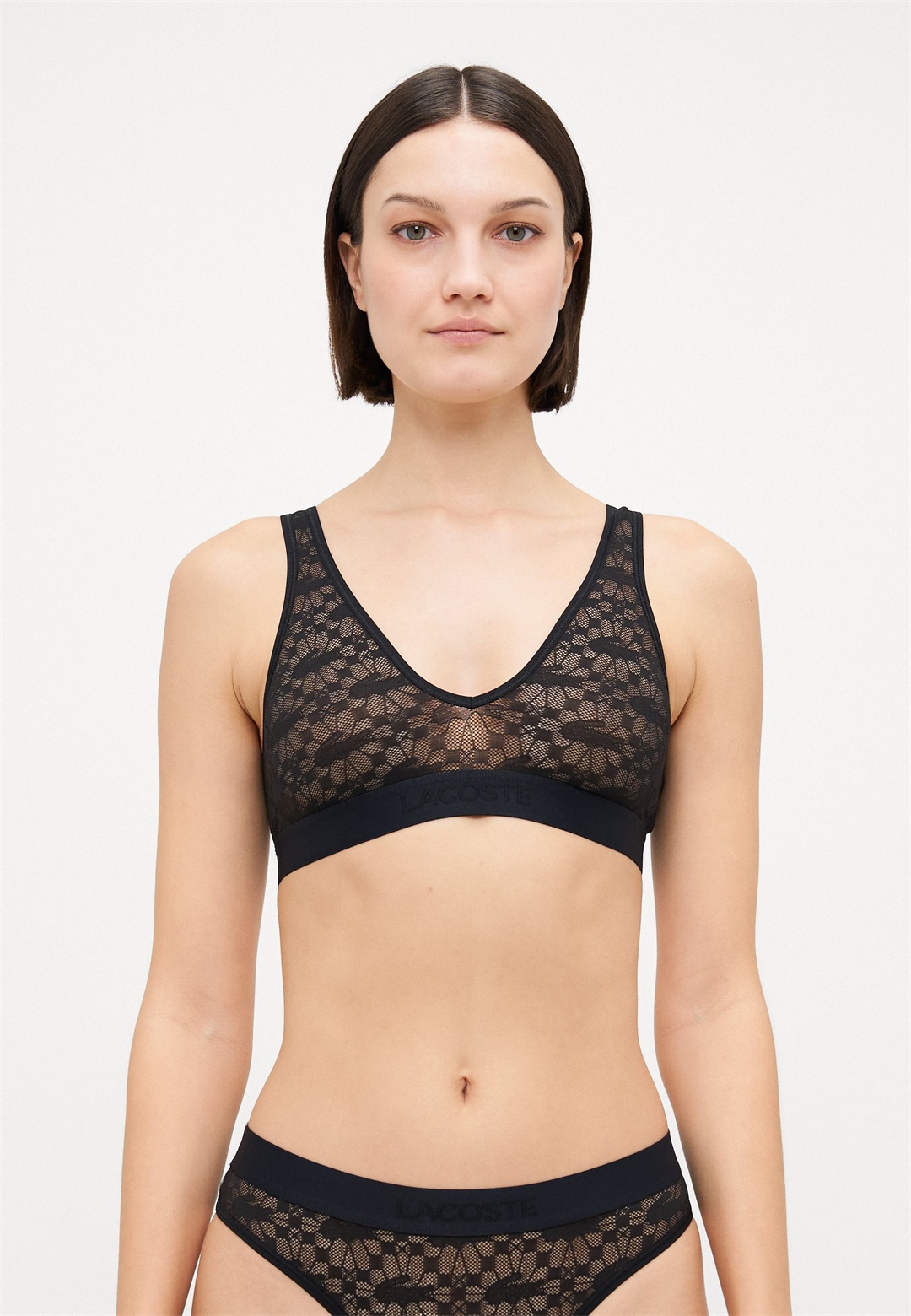 Lacoste UNDERWEAR BRA - Bustier - black/schwarz