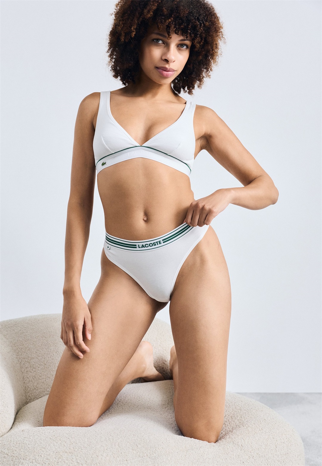 Lacoste String - white/weiß