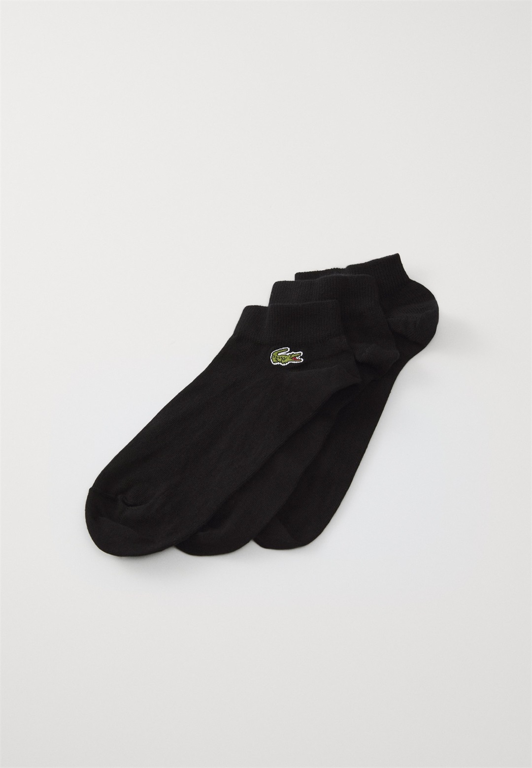 Lacoste 3 PACK - Socken - black/schwarz