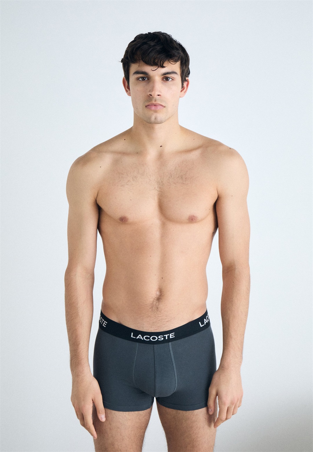 Lacoste 5 PACK - Boxer Briefs - grey/ black/grau