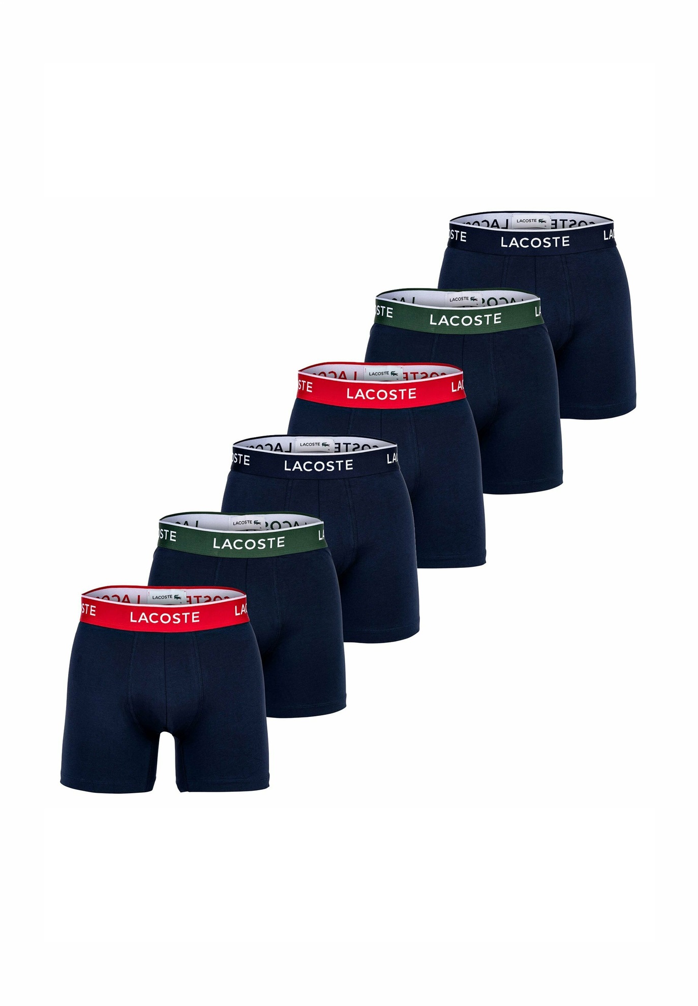 Lacoste 6ER PACK - STRETCH LOGOBUND - Boxer Briefs - dunkelblau